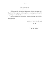 Nghiên cứu tính chất lý, hóa học của đất dưới một số trạng thái thảm thực vật tại xã do nhân, huyện tân lạc, tỉnh hòa bình 