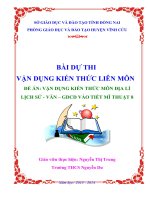 TÍCH hợp, LỒNG GHÉP, GIÁO dục TRONG GIẢNG dạy mĩ thuật 