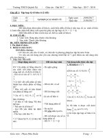 giao an đại số 7 (3 cột đầy đủ cả năm co so đồ tư duy) 2017