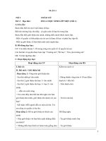 Giáo án trọn bộ các môn học lớp 1 (cả năm) 