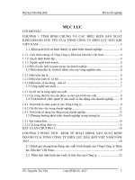 Phân tích tình hình tài chính tại Tổng Công ty Điện lực Dầu khí Việt Nam giai đoạn 20112015