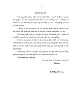 Nghiên cứu tính chất của đất dưới một số trạng thái thảm thực vật tại xã vầy nưa, huyện đà bắc, tỉnh hòa bình 