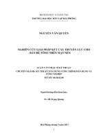 Nghiên cứu giải pháp kết cấu truyền lực cho bản bê tông trên mặt nền 