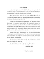 Nghiên cứu một số đặc điểm sinh thái và giải pháp bảo tồn loài vượn đen má trắng (nomascus leucogenys) tại khu bảo tồn thiên nhiên xuân liên, tỉnh thanh hóa 