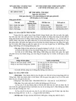 Đề thi học sinh giỏi môn tin học lớp 9 