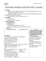 Giáo án tổng hợp  Lịch sử 8  tuần 15 