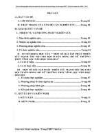 Một số bài tập phát triển sức mạnh tốc độ cho đội tuyển bóng rổ nữ trường THPT vĩnh lộc năm học 2010   2011 