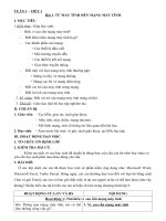 Giáo án tin học 9 học kì 1 theo chuẩn KNKT chỉ việc in 