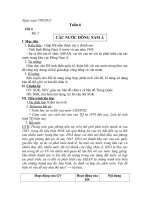 Giáo án tổng hợp  Lịch sử 9   tuần 6 