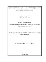 Nghiên cứu dao động của ghế ngồi người lái trên xe chữa cháy rừng đa năng khi làm việc 