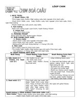 Giáo án tổng hợp sinh học 7 bài 41 