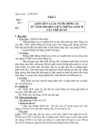 Giáo án tổng hợp  Lịch sử 9 tuần 2 