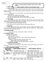 Giáo án tổng hợp sinh học 7 bài 2 