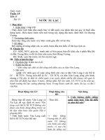 Giáo án tổng hợp  Lịch sử 6 tuần 15