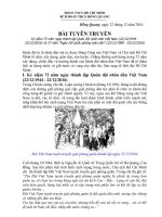 Bài tuyên truyền ngày thành lập quân đội nhân dân VN 22 12 2016 