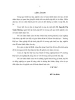 Giải pháp góp phần nâng cao hiệu quả quản lý rừng tại ban quản lý rừng đặc rụng nam đàn   nghệ an 