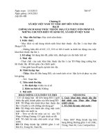 Giáo án tổng hợp  Lịch sử 8 Tiết 47 + 48 