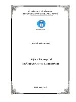 Thực trạng và giải pháp đổi mới cải cách thủ tục hành chính theo cơ chế một cửa tại ủy ban nhân dân quận kiến an   