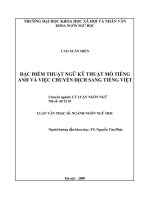 Đặc điểm thuật ngữ kỹ thuật mỏ tiếng anh và việc chuyển dịch sang tiếng việt (tt) 