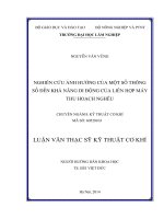 Nghiên cứu ảnh hưởng của một số thông số đến khả năng di động của liên hợp máy thu hoạch nghêu 