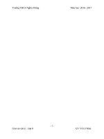 giáo án tổng hợp vật lý 8 19 