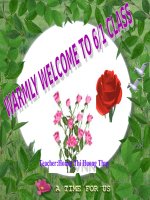 Giáo án bài giảng điện tử THCS Bai giang dien tu anh 6