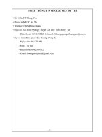 Bai thi tich hop cac mon hoc THCS hoangdongha 