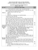 Kịch bản chi tiết Đại hội chi đoàn giáo viên