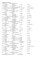 đề cương ôn tập học kì 1