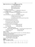 Các đề kiểm tra tiếng việt 7