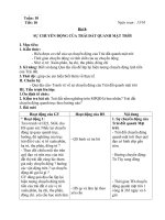 Giáo án tổng hợp  Địa lý 6 tuần 10