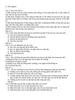 Bộ đề kiểm tra 45 phút học kì 1 môn tin học 9 hình thức trắc nghiệm 