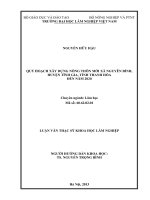 Quy hoạch xây dựng nông thôn mới xã nguyên bình, huyện tĩnh gia, tỉnh thanh hóa đến năm 2020 