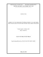 Nghiên cứu xác định một số thông số hợp lý của hệ thống treo xe bus thaco 46 chỗ theo hướng thân thiện với đường 