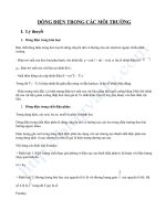 99 câu hỏi lý thuyết và bài tập chuyên đề Dòng điện qua các môi trường