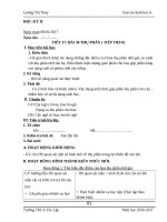 Giáo án tổng hợp sinh học 6 5 