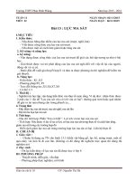 giáo án tổng hợp vật lý 10 tuần 11 (2) 