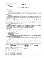 Giáo án tổng hợp  Lịch sử 9  tuần 12 