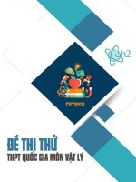 Tuyển Chọn Đề Thi Thử Vật Lý Hay  Lạ  Khó Năm 2017  - 2018 ( Có đáp án chi tiết )