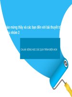 BÀI GIẢNG ĐIỆN HÓA HỌC