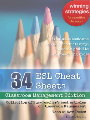 34 ESL cheat sheets classroom management edition