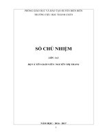 Sổ chủ nhiệm Tiểu học