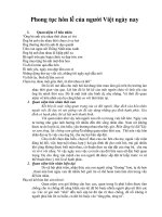 Phong tục cưới hỏi của người Việt ngày nay