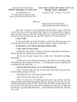 Hướng dẫn xây dựng kế hoạch  dạy học cấp trung học cơ sở từ  năm học 2016 2017