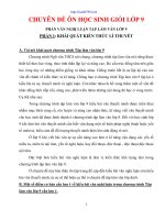 Bồi dưỡng HSG chuyên đề Ngữ Văn 9