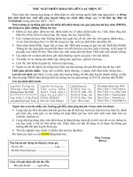 THƯ NGỎ TRIỂN KHAI SỔ LIÊN LẠC ĐIỆN TỬ