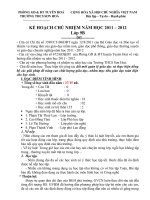 Kế hoạch chủ nhiệm lớp 9 hoàn chỉnh