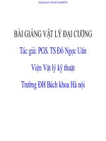 Slide Bài Giảng Môn Vật Lý Đại Cương 1 Của Tác Giả Đỗ Ngọc Uấn