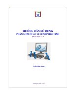 Giới thiệu phần mềm quản lí nề nếp học sinh trong nhà trường