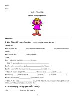 Unit 1 language focus grade 11(lop 11cb1, 11cb2, 11cb5)